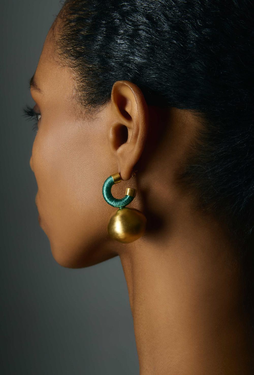 Katerina Makriyianni Sphera Hoops Big / Mint