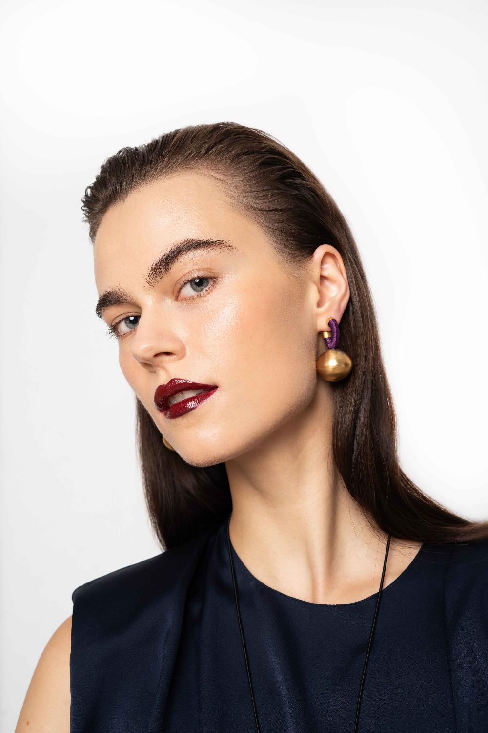 Katerina Makriyianni Sphera Hoops Big / Purple