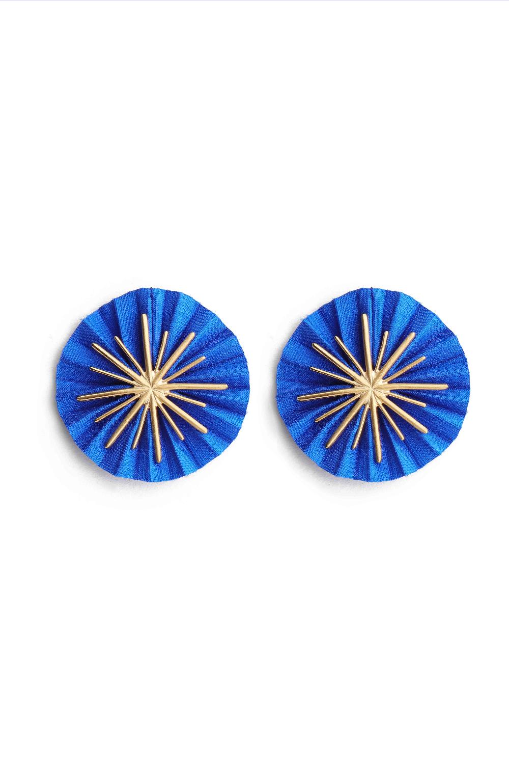 katerina makriyianni Star Earrings / Blue
