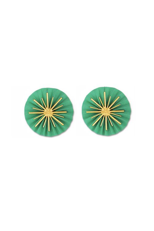 katerina makriyianni Star Earrings / Mint