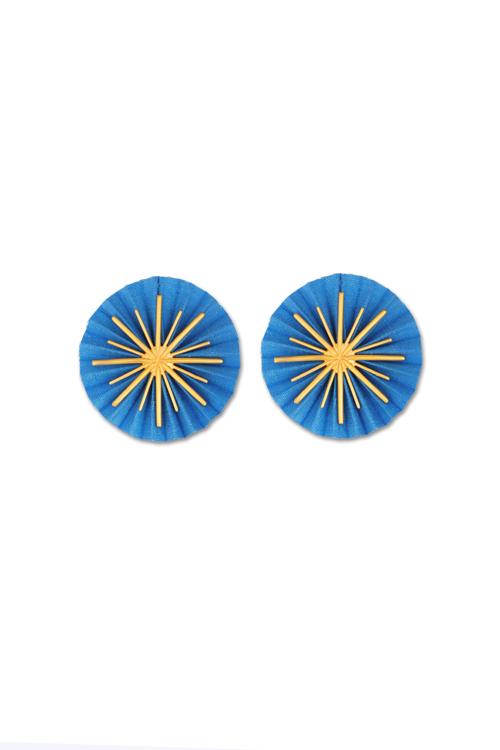katerina makriyianni Star Earrings / Sky Blue