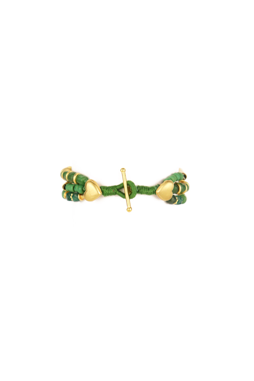 Katerina Makriyianni Tatu Bracelet Green