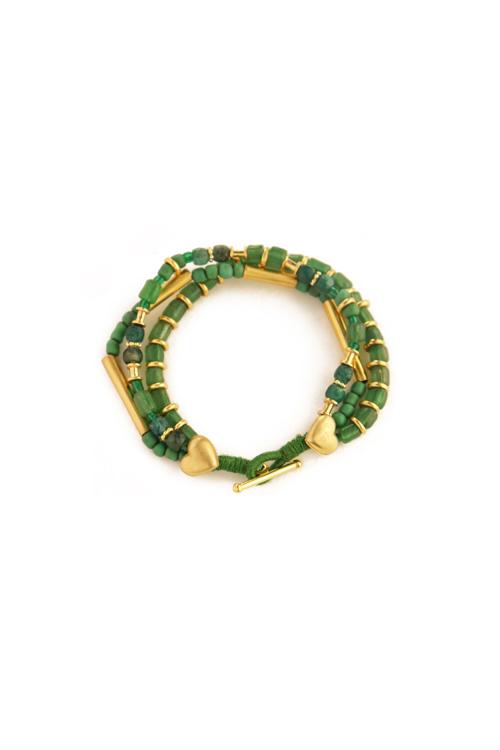 katerina makriyianni Tatu Bracelet Green