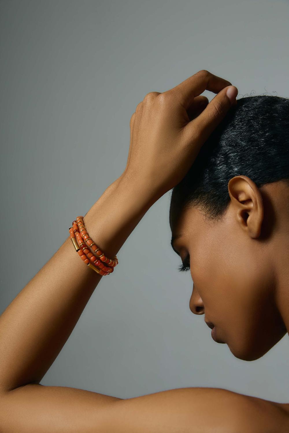 Katerina Makriyianni Tatu Bracelet Orange