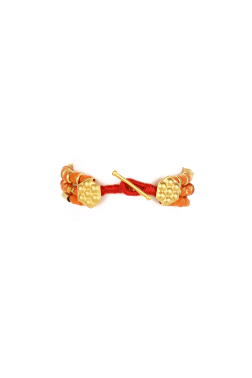 Katerina Makriyianni Tatu Bracelet Orange