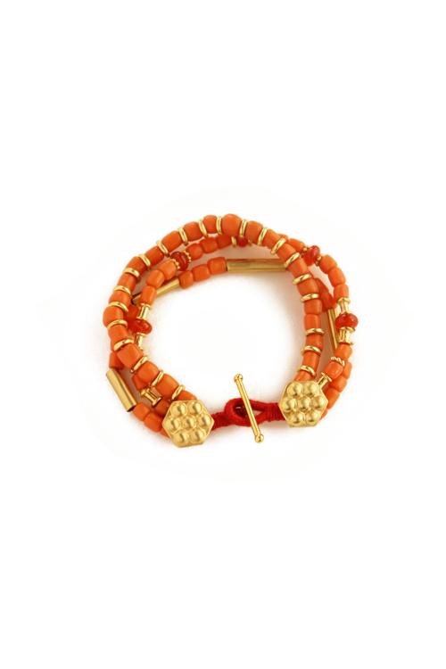 katerina makriyianni Tatu Bracelet Orange