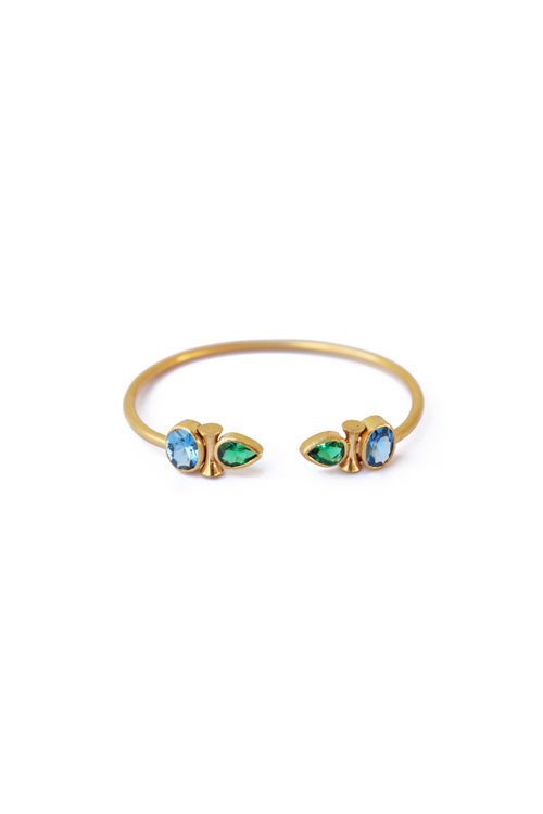 katerina makriyianni Messy Color Bangles / blue - green