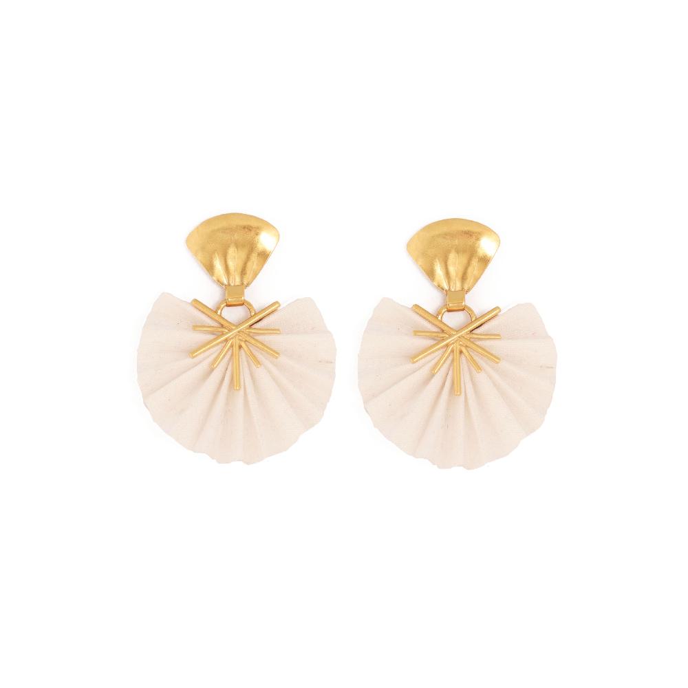 katerina makriyianni Sparkle mini fan extra small/ White