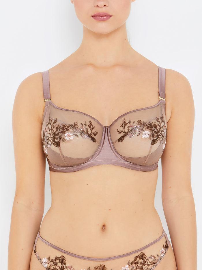 Katherine Hamilton Baylee Café Embroidered Full Cup Bra