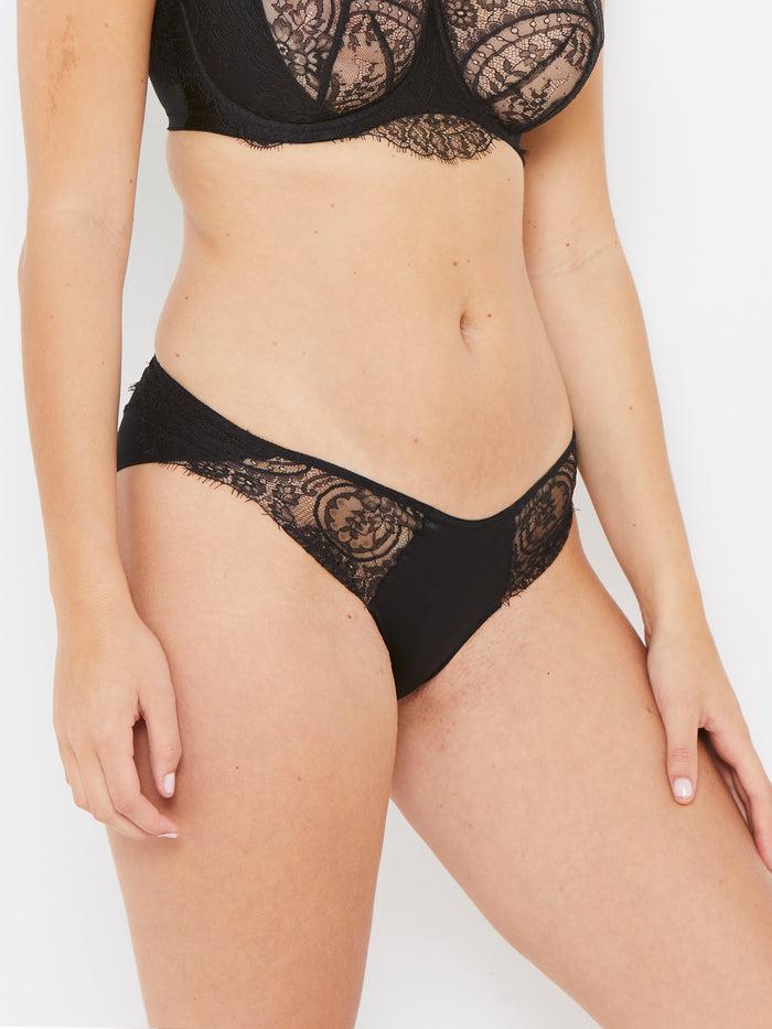 katherine hamilton Ellianna black vintage lace knickers