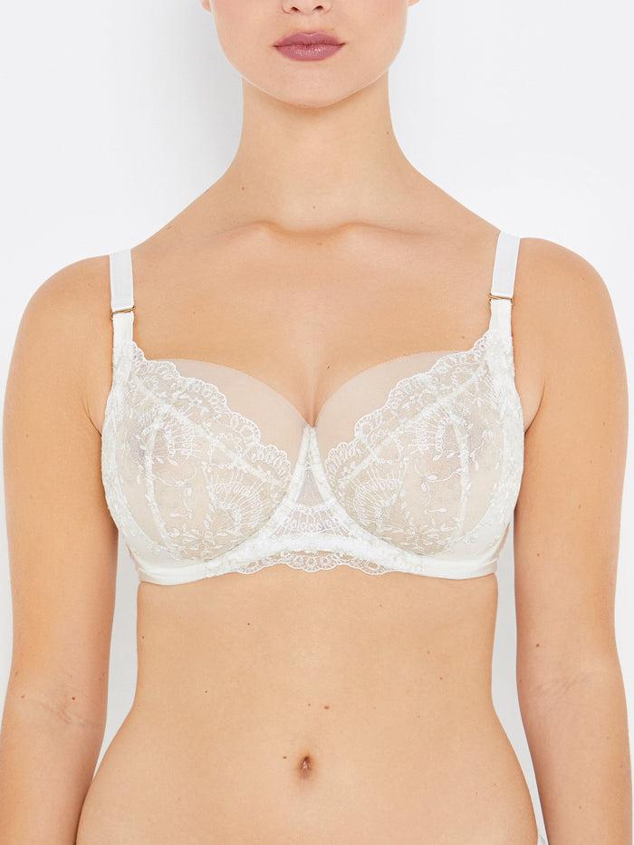 Katherine Hamilton Grace Ivory And Gold Full Cup Bra