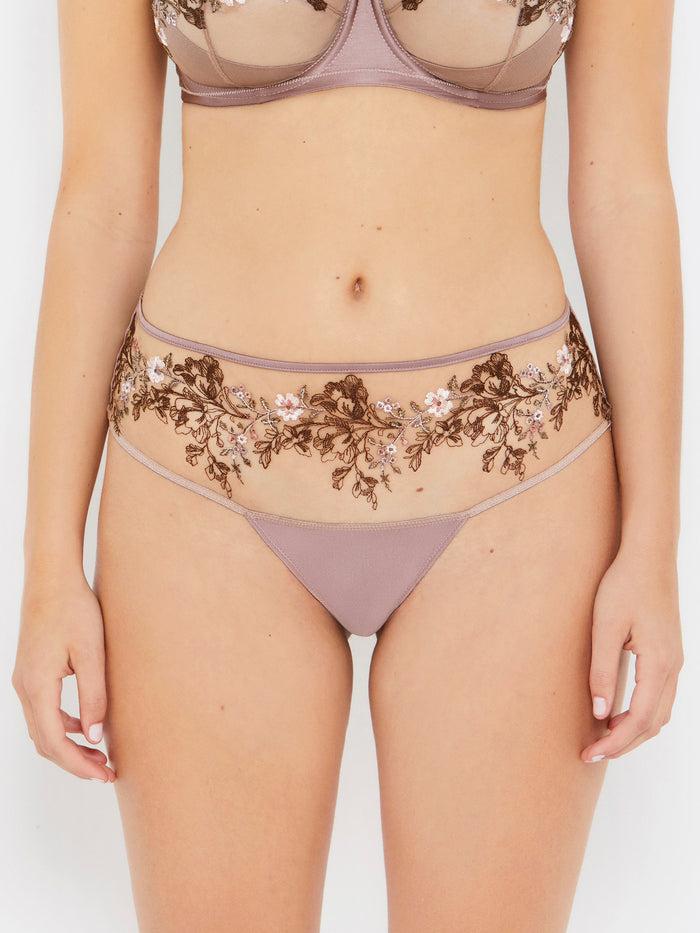 Katherine Hamilton Baylee Café Brazilian Knickers