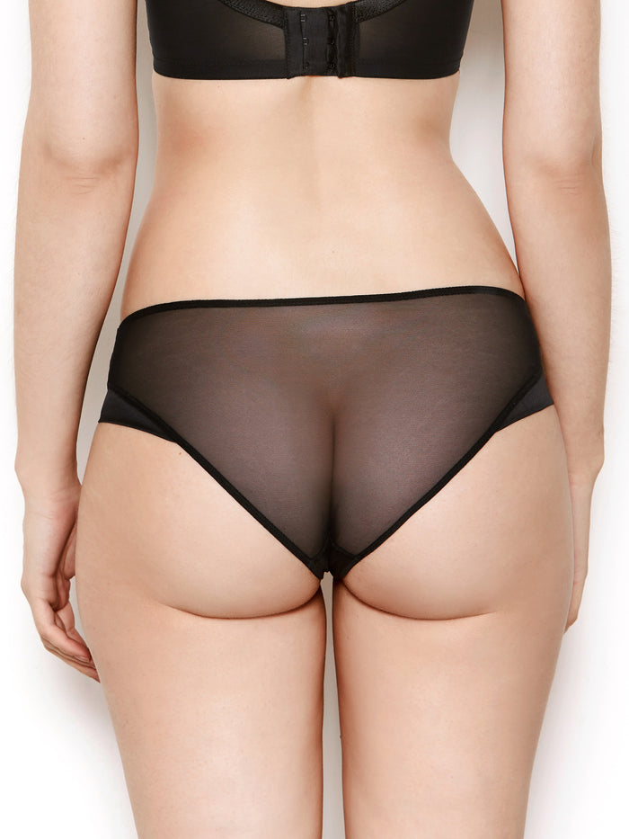 Katherine Hamilton Nina Black Mesh Knickers