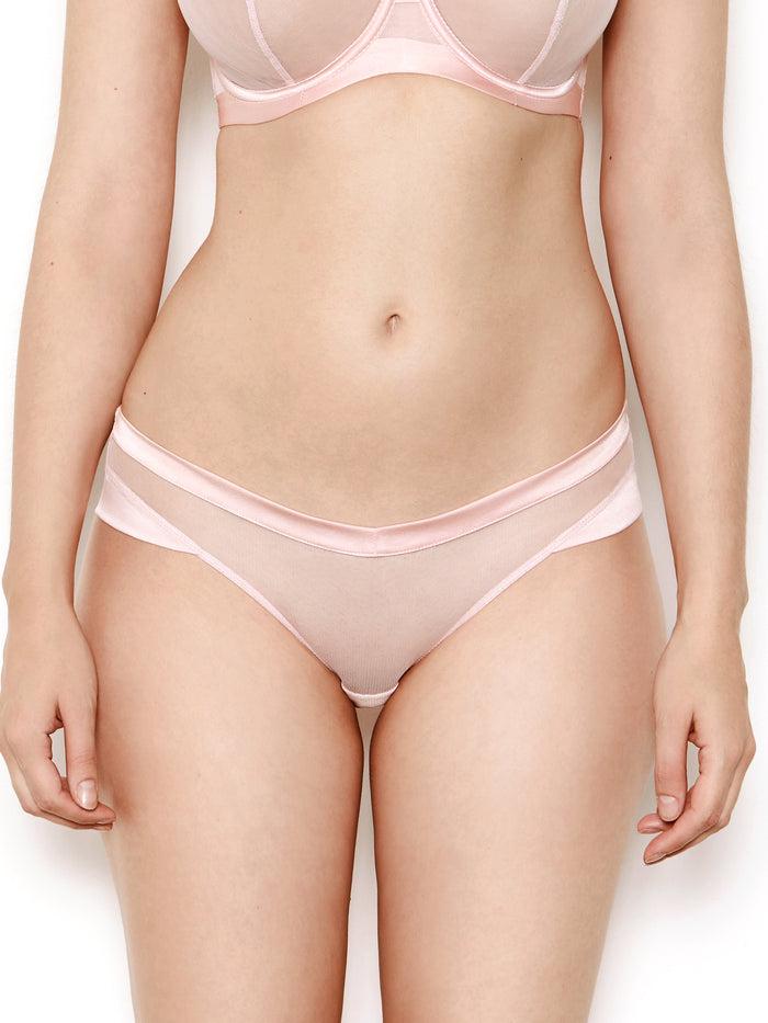 Katherine Hamilton Nina Rose Pink Mesh Knickers