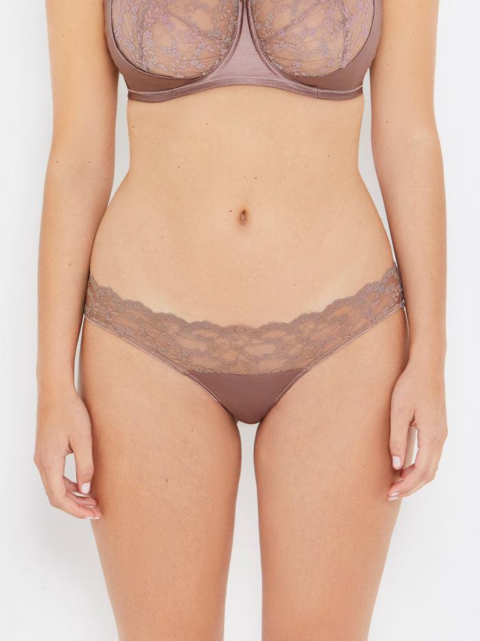 Katherine Hamilton Sophia Café Lace Knickers