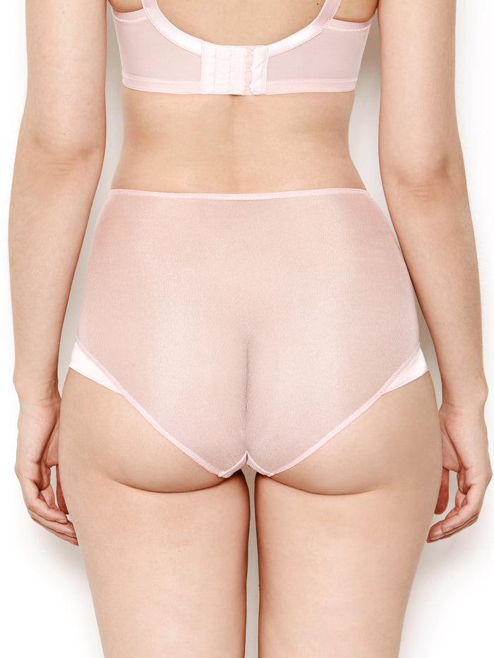 Katherine Hamilton Nina Rose Pink Mesh High Waisted Knickers
