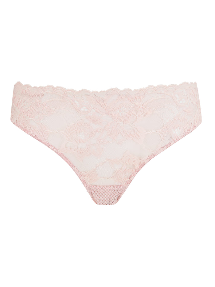 katherine hamilton Simone rose pink stretch lace knickers