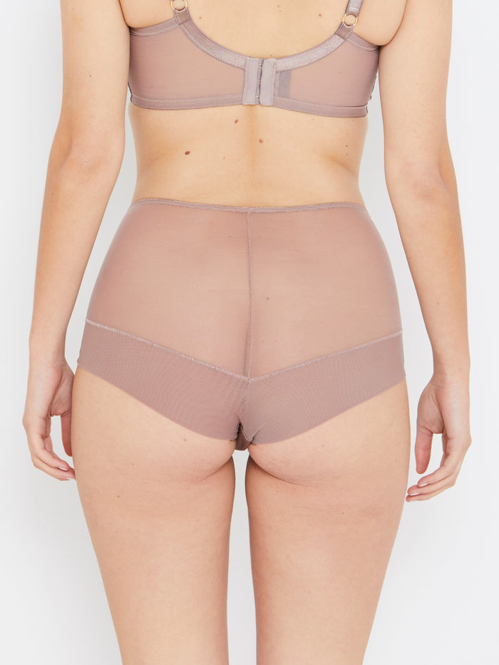 Katherine Hamilton Sophia Café Lace High Waisted Knickers