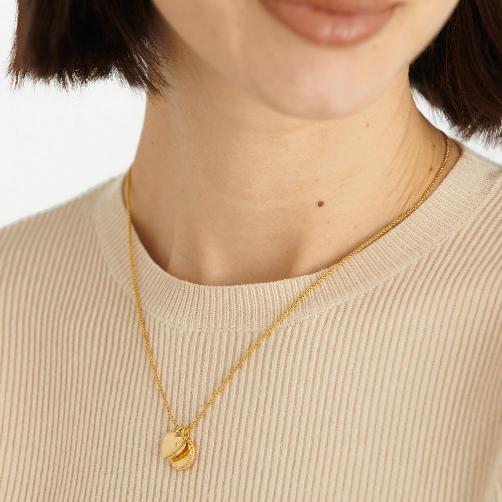 katie loxton '18th Birthday' Waterproof Gold Sentiment Necklace