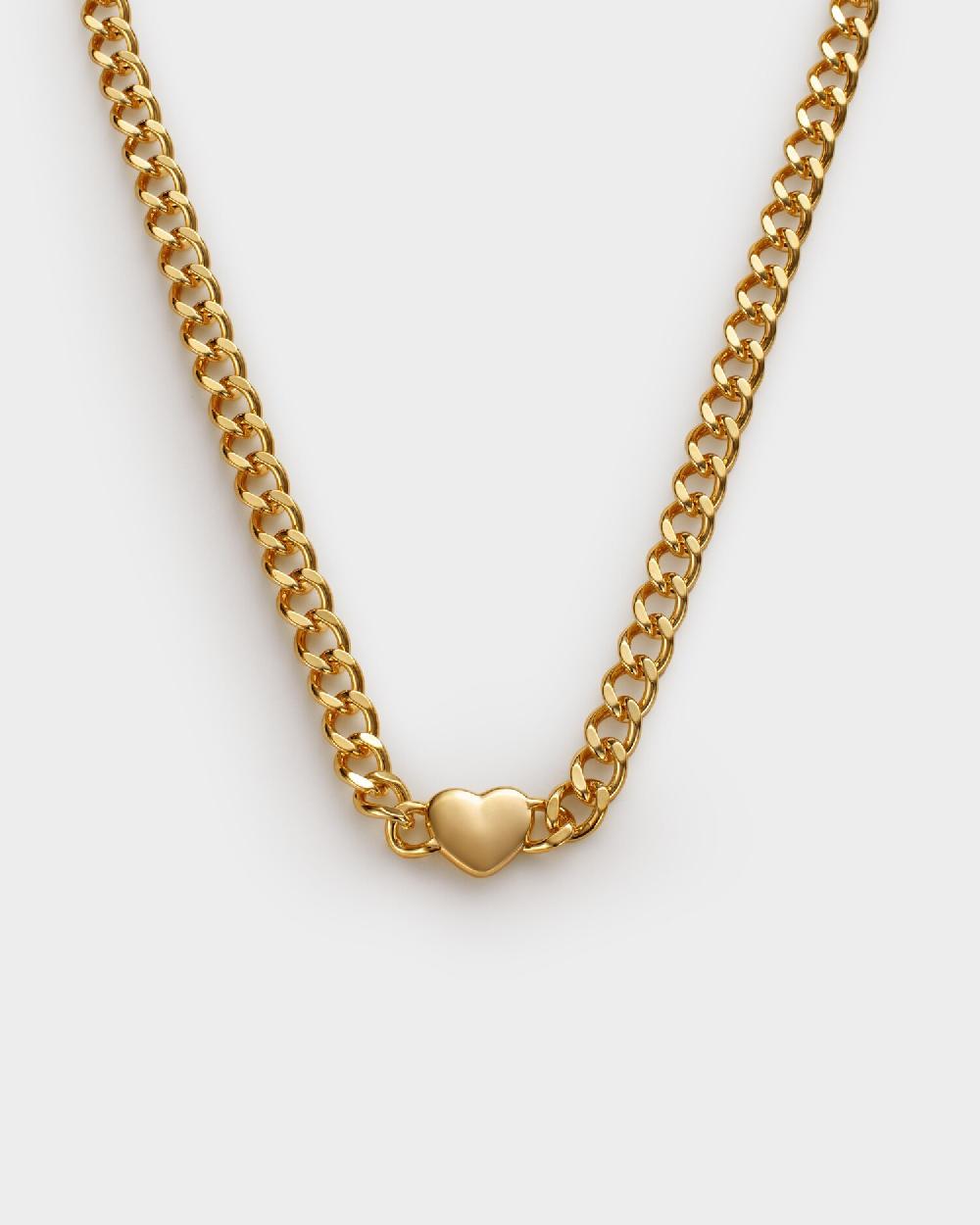 Katie Loxton Allure Waterproof Gold Heart Chain Necklace
