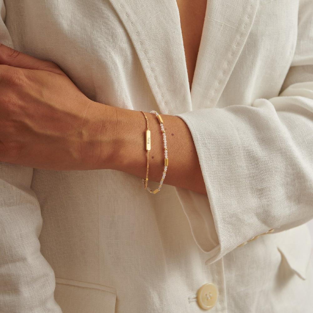 katie loxton 'April' Waterproof Gold Birthstone Bracelet