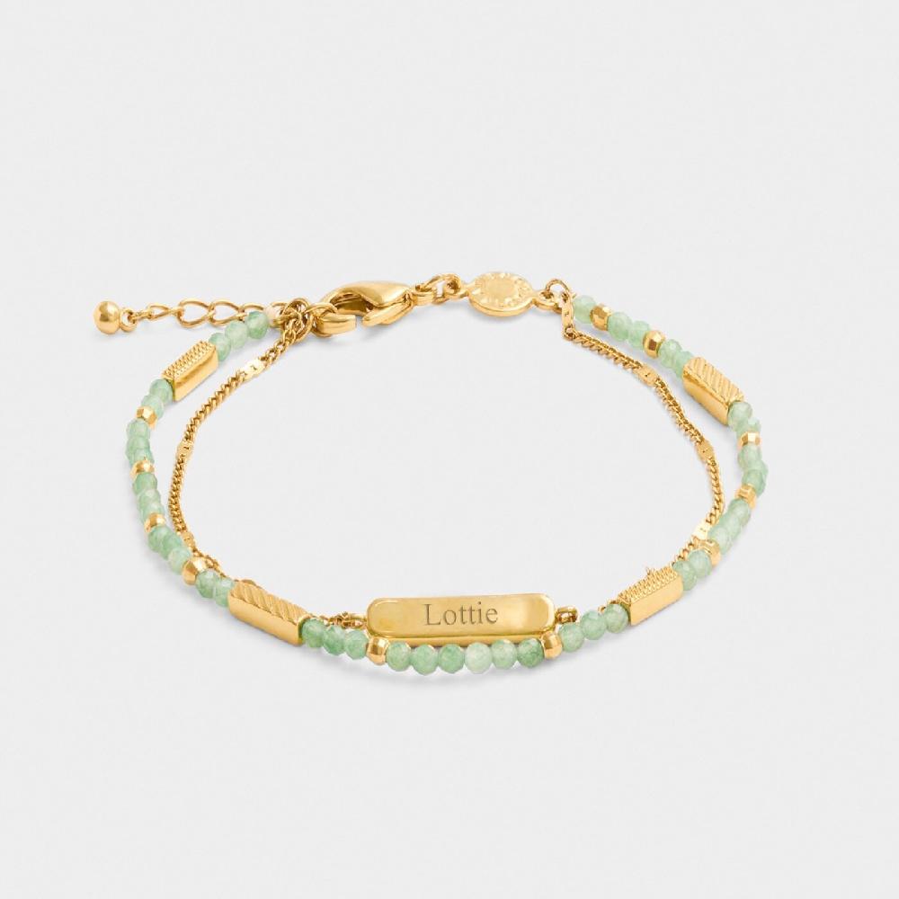 Katie Loxton 'August' Waterproof Gold Birthstone Bracelet