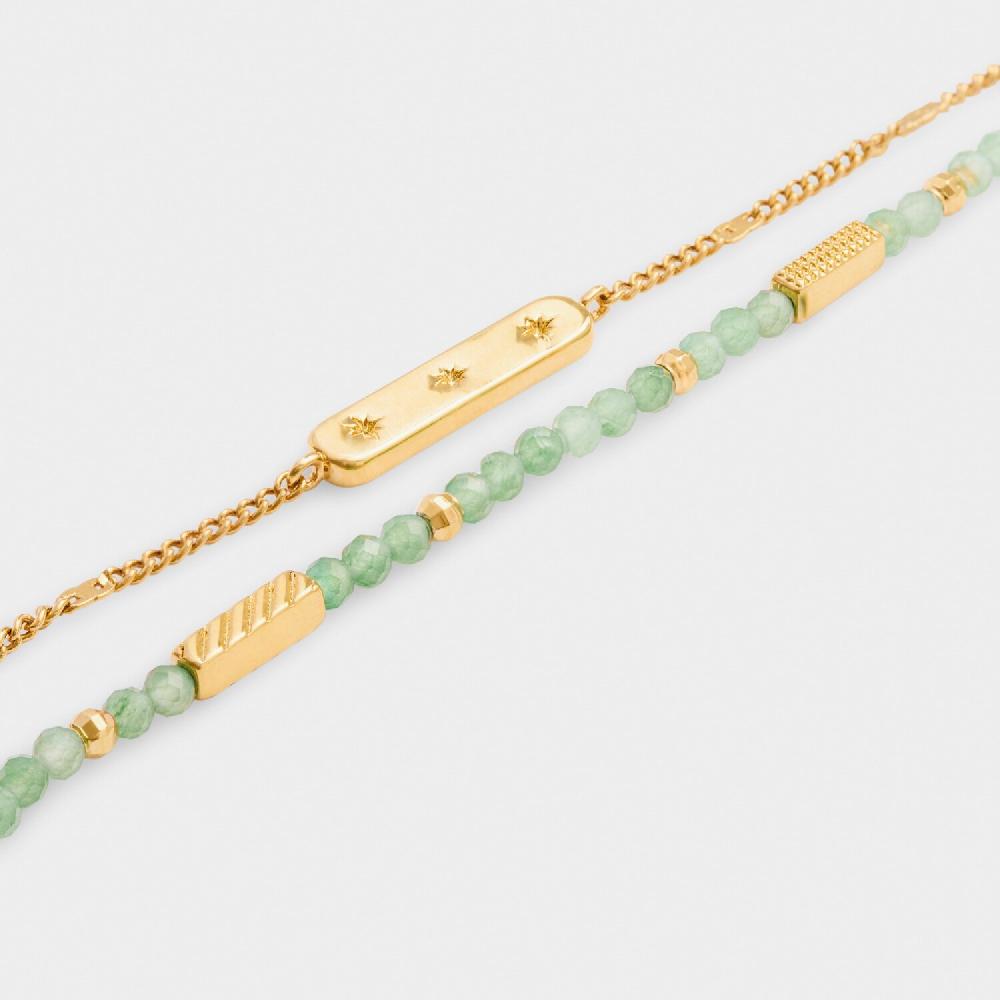 Katie Loxton 'August' Waterproof Gold Birthstone Bracelet