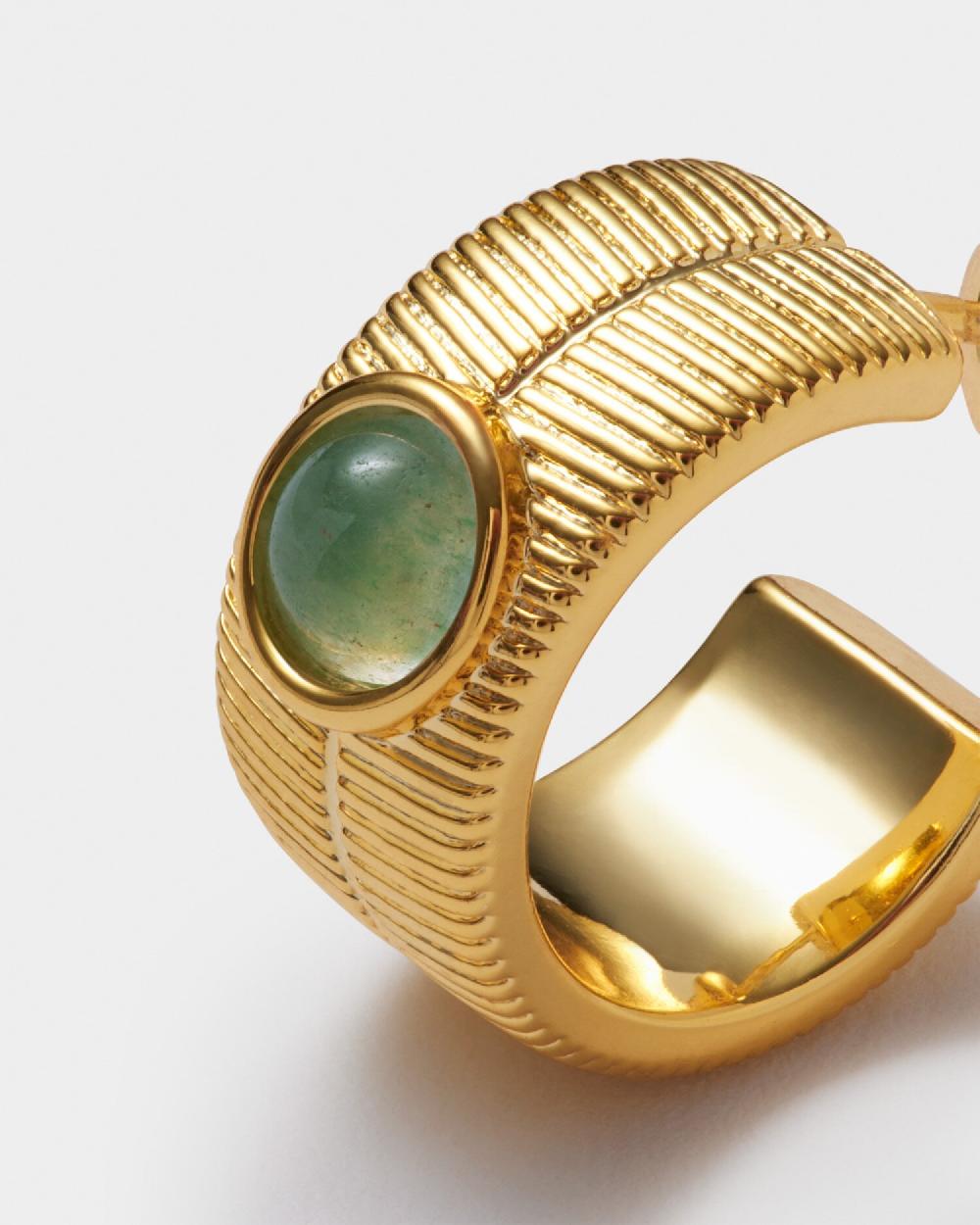 Katie Loxton 'August' Waterproof Gold Birthstone Hoop Earrings