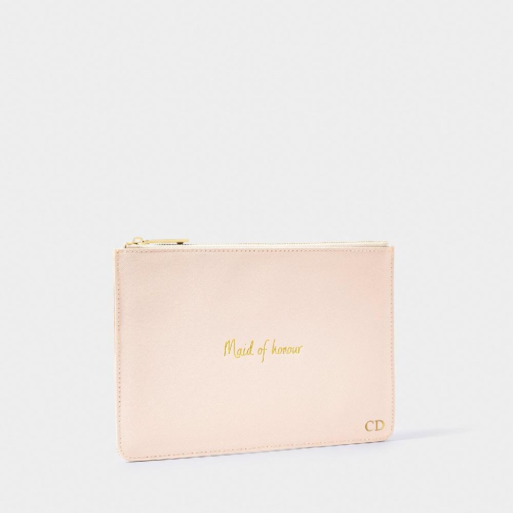 katie loxton Bridal Perfect Pouch 'Maid Of Honour' in Blossom Pink