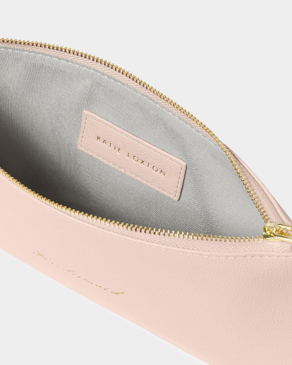 Katie Loxton Bridal Sentiment Pouch 'Bridesmaid' In Light Pink