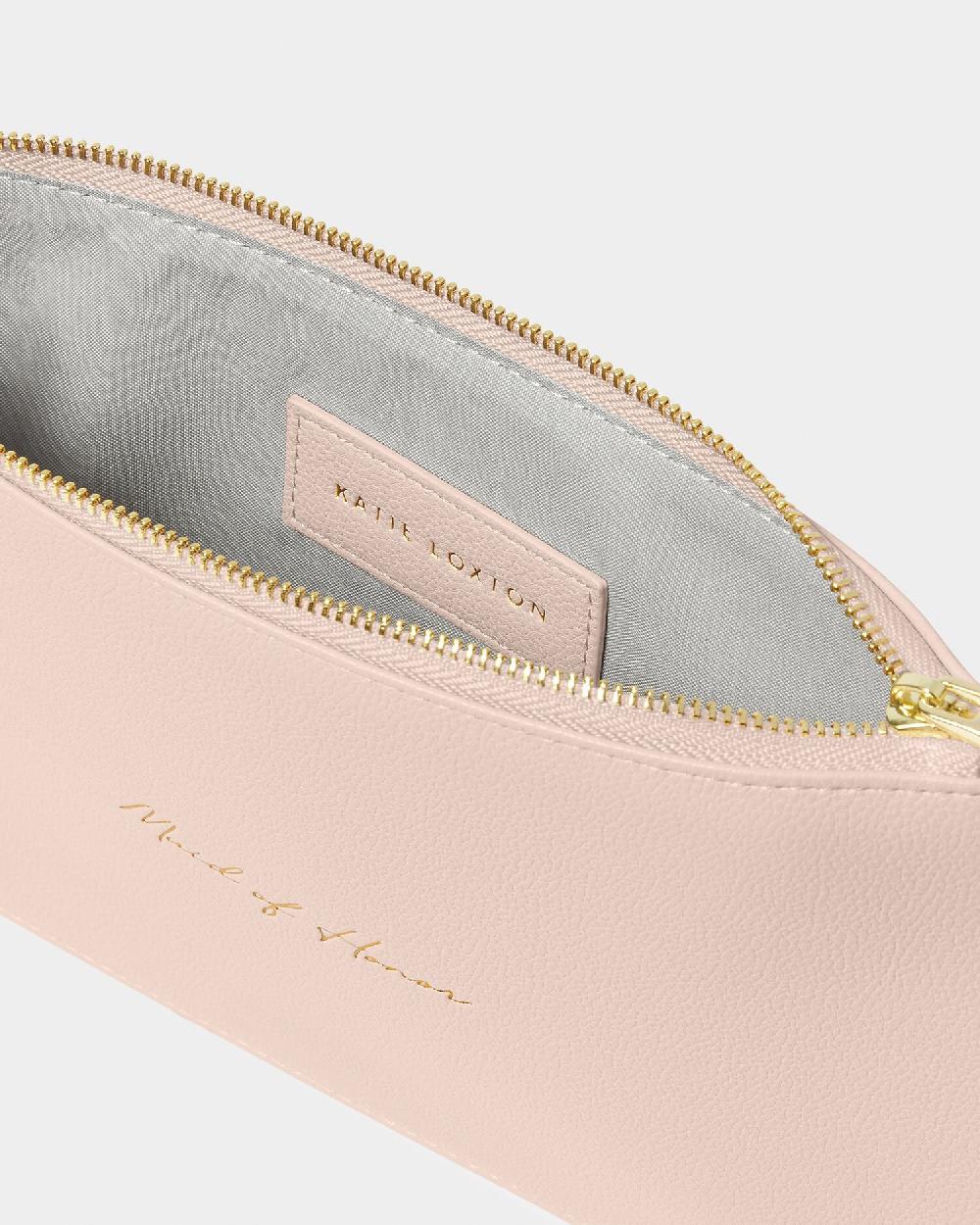 Katie Loxton Bridal Sentiment Pouch 'Maid Of Honour' In Light Pink