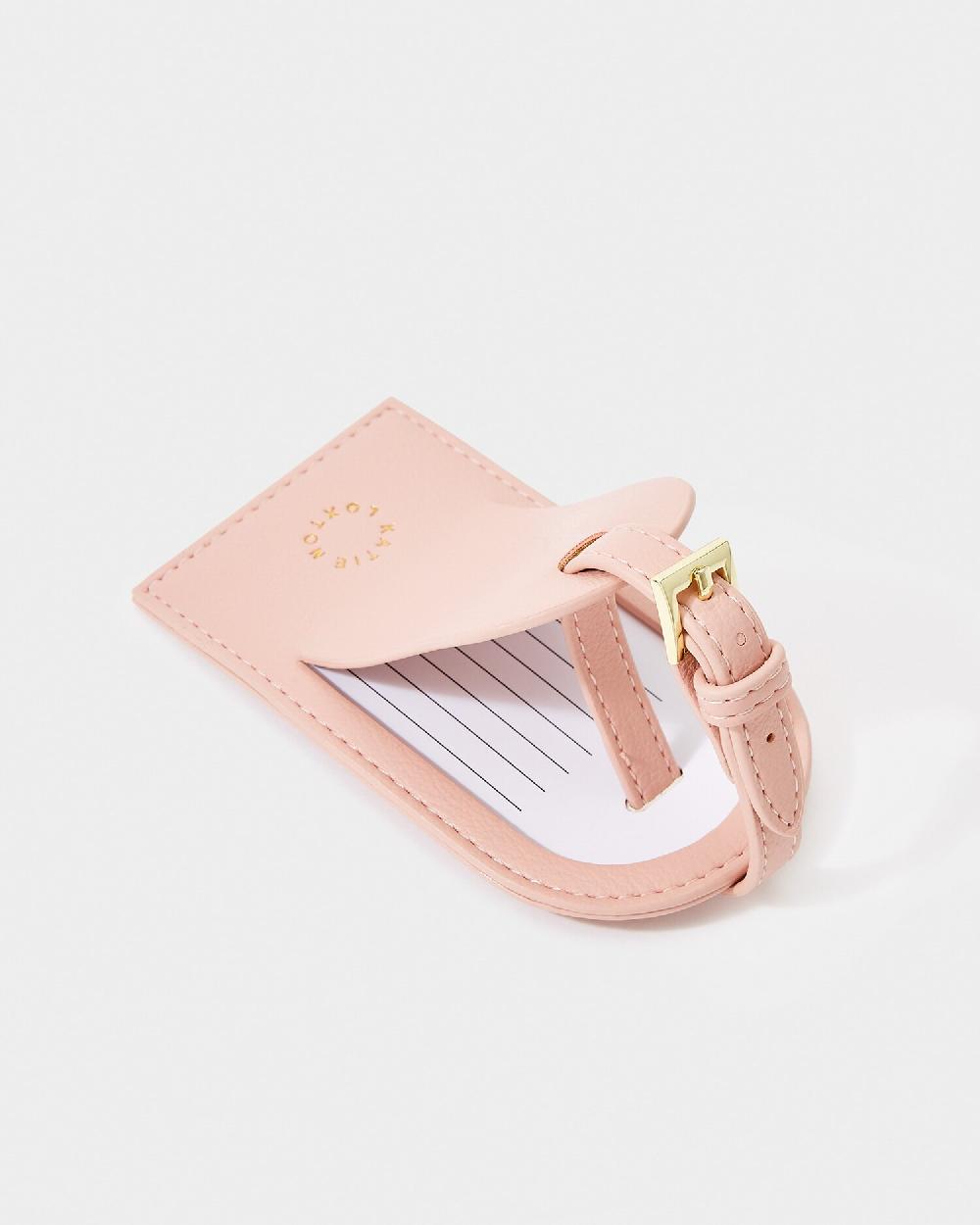 Katie Loxton Children's 'My First' Luggage Tag In Pink