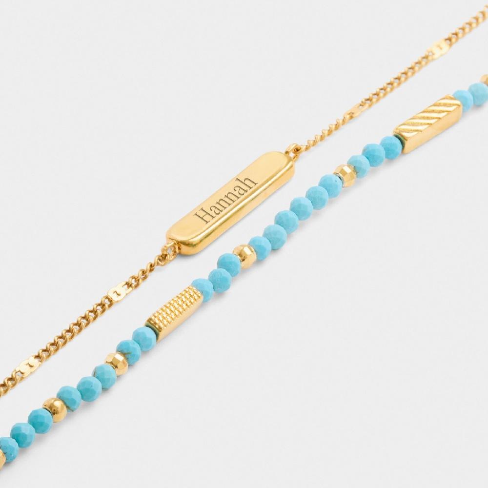 Katie Loxton 'December' Waterproof Gold Birthstone Bracelet