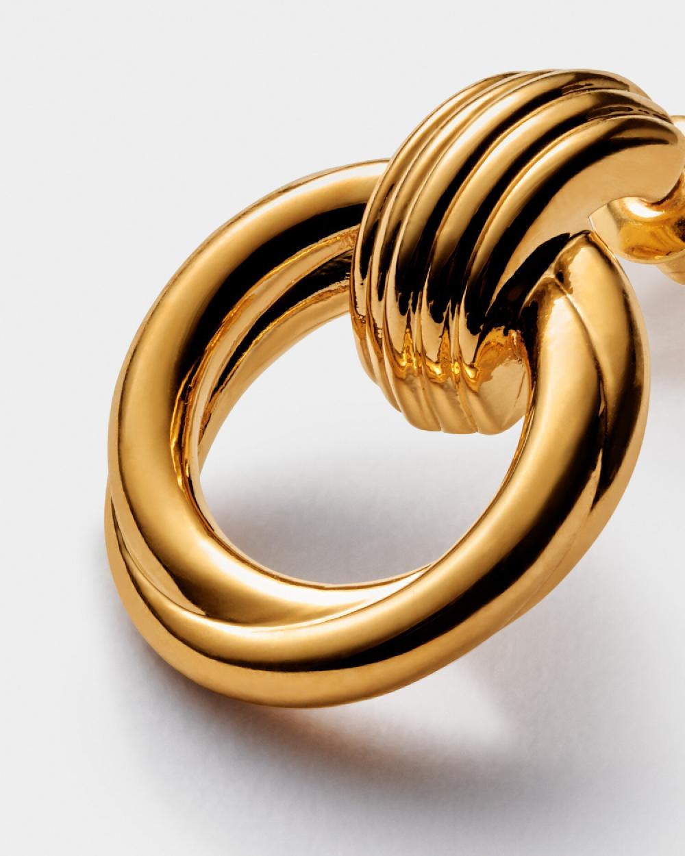 Katie Loxton Demi Waterproof Gold Oversized Stud Earrings