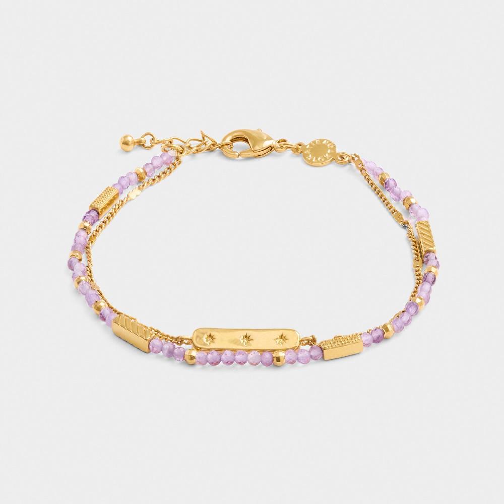 Katie Loxton 'February' Waterproof Gold Birthstone Bracelet