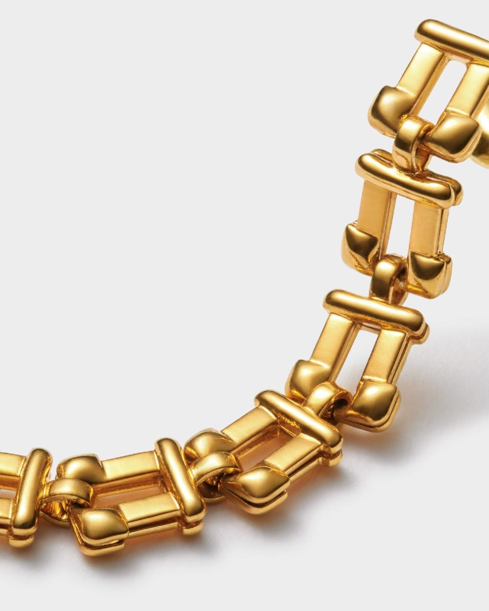 Katie Loxton Grecian Waterproof Gold Link Multi-Wear Earrings