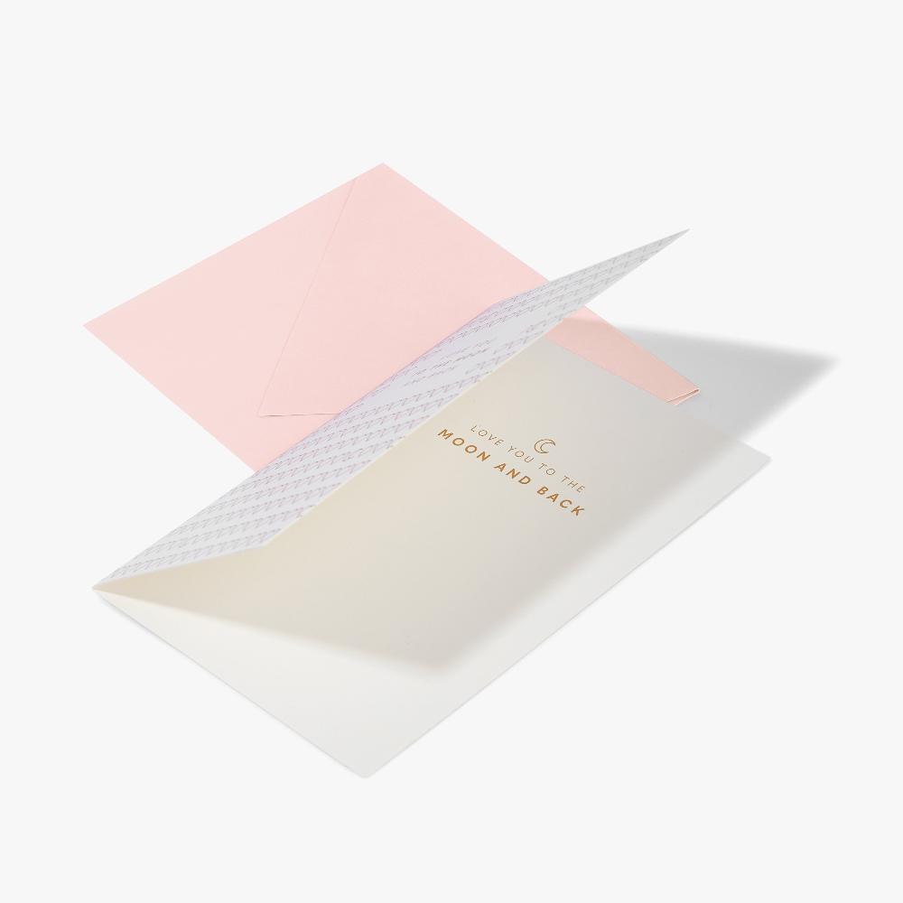 Katie Loxton Greeting Cards 'Love You To The Moon And Back'