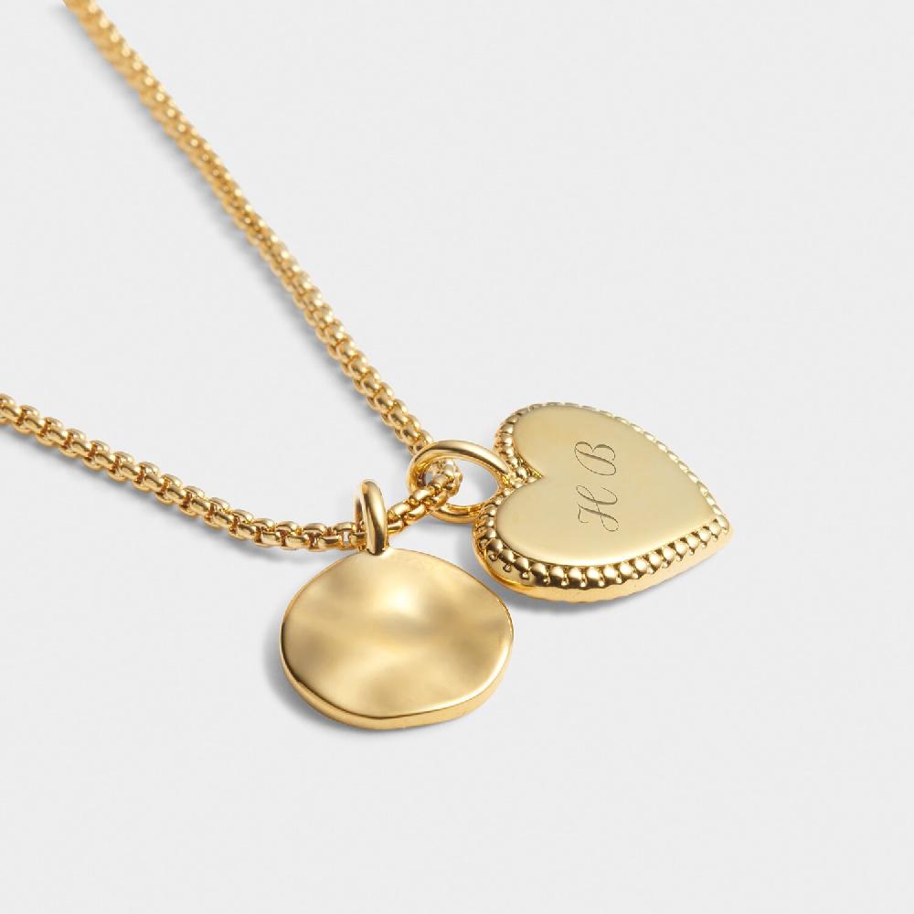 Katie Loxton 'Happy Birthday' Waterproof Gold Charm Bracelet