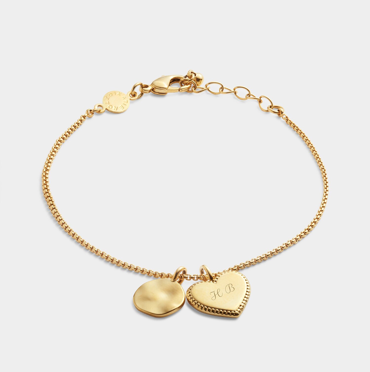 Katie Loxton 'Happy Birthday' Waterproof Gold Charm Bracelet