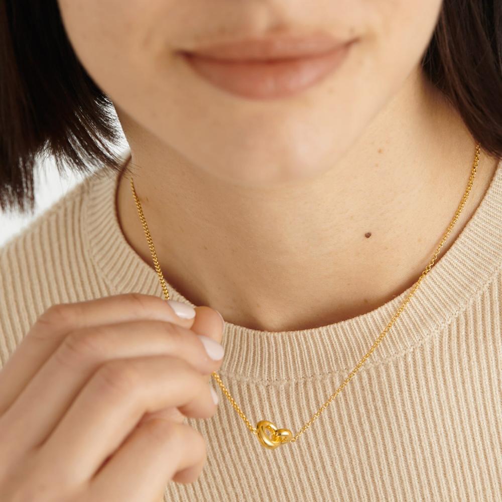 katie loxton 'Infinity' Waterproof Gold Sentiment Necklace