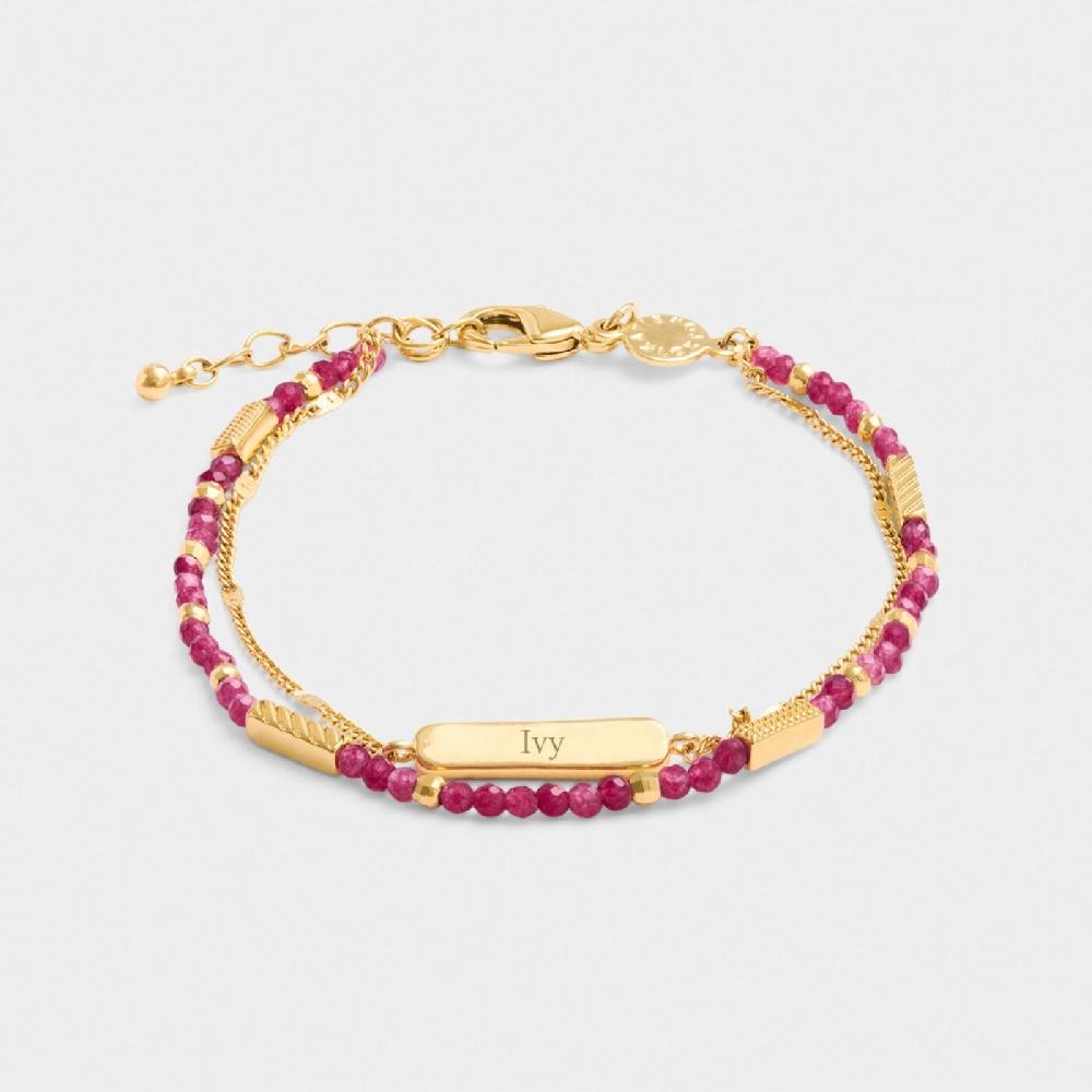 Katie Loxton 'January' Waterproof Gold Birthstone Bracelet