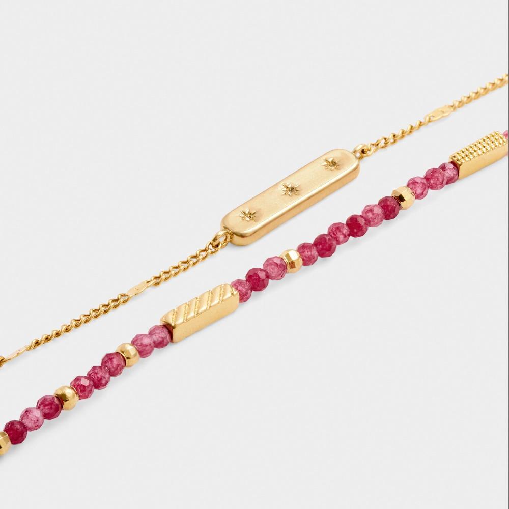 Katie Loxton 'January' Waterproof Gold Birthstone Bracelet