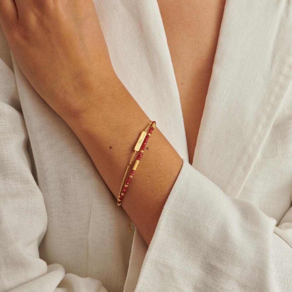 katie loxton 'January' Waterproof Gold Birthstone Bracelet