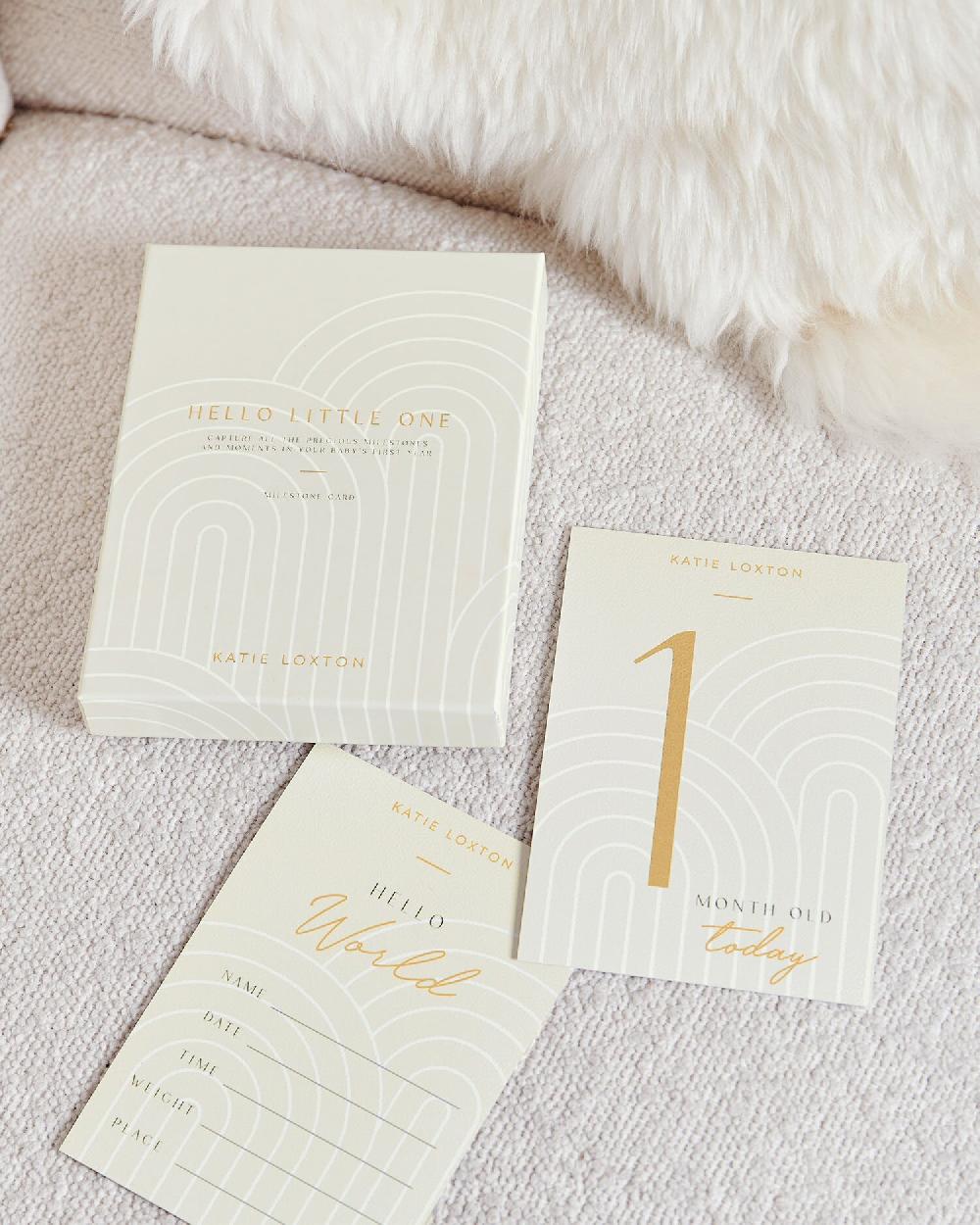 katie loxton Baby Milestone Cards
