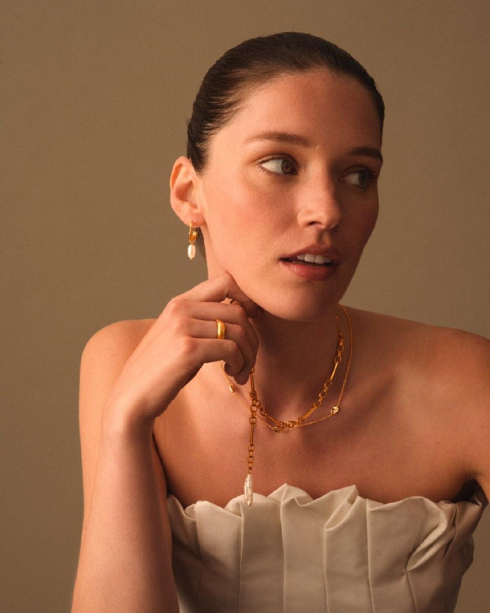 katie loxton Bea Waterproof Gold Choker