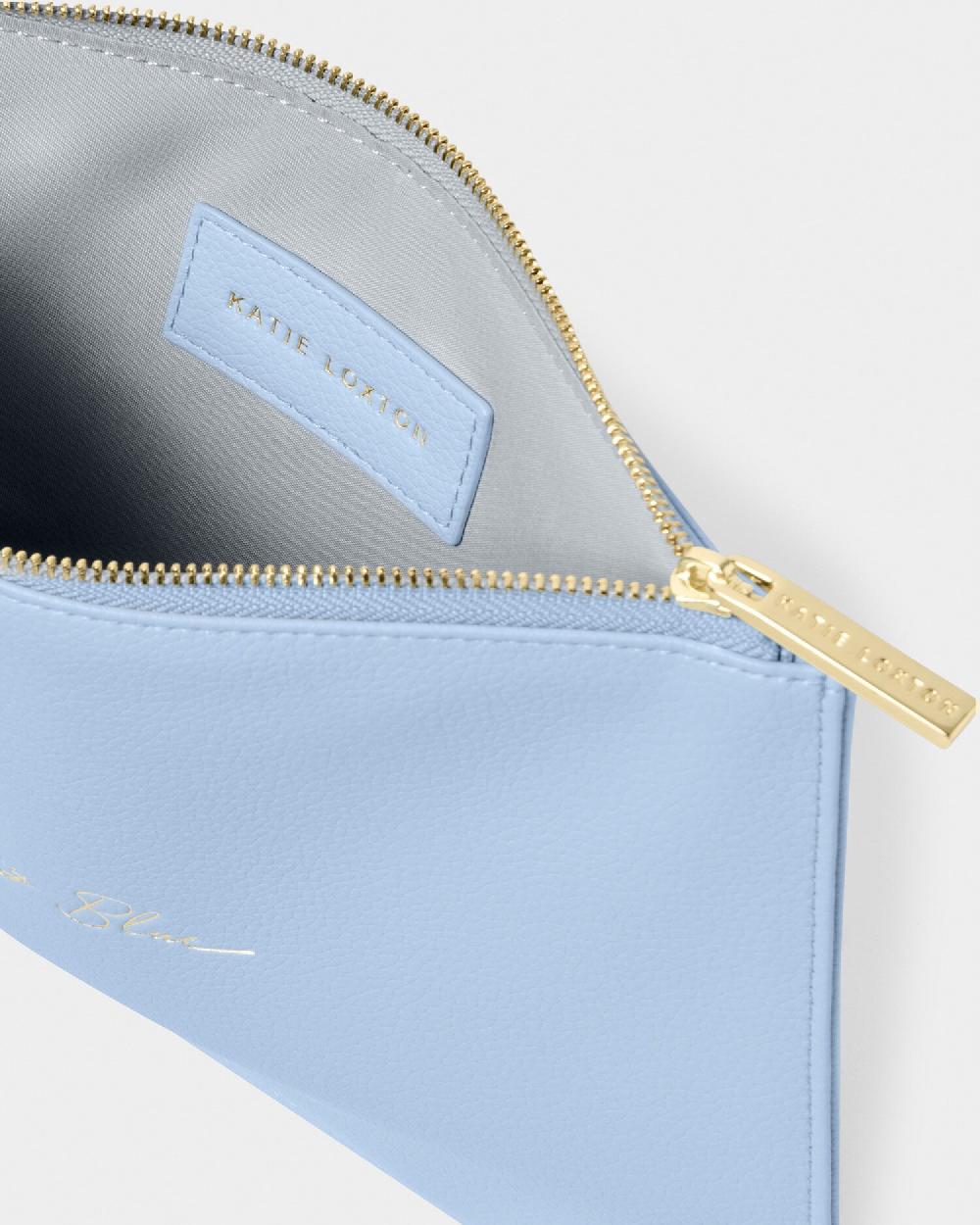 Katie Loxton Bridal Sentiment Pouch 'Something Blue'