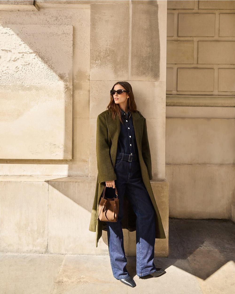 katie loxton Celina Mini Suedette Bucket Bag