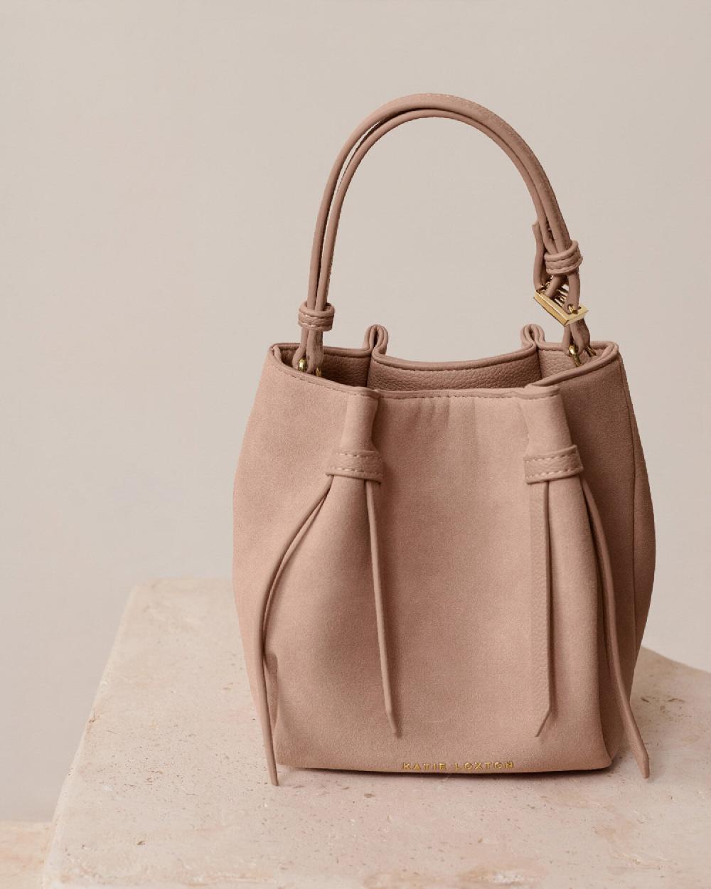katie loxton Celina Mini Suedette Bucket Bag