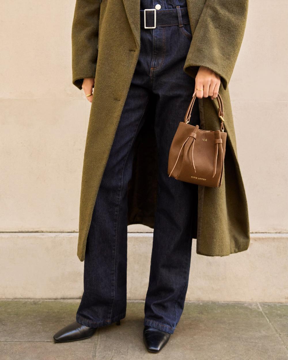 Katie Loxton Celina Mini Suedette Bucket Bag