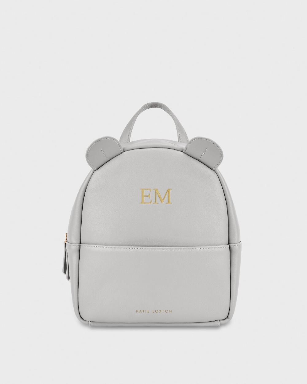 katie loxton Children's 'My First' Backpack in Grey
